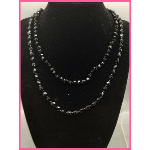 Black Beaded Set, 4pc - Picture 8 of 10